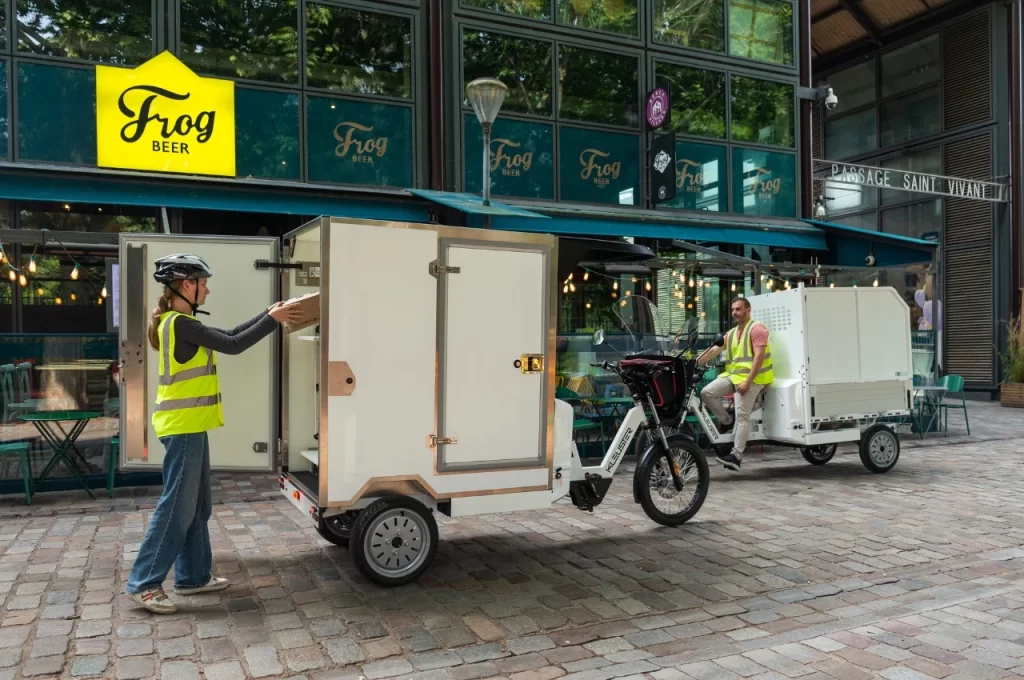 Le vélo cargo pour la livraison de colis