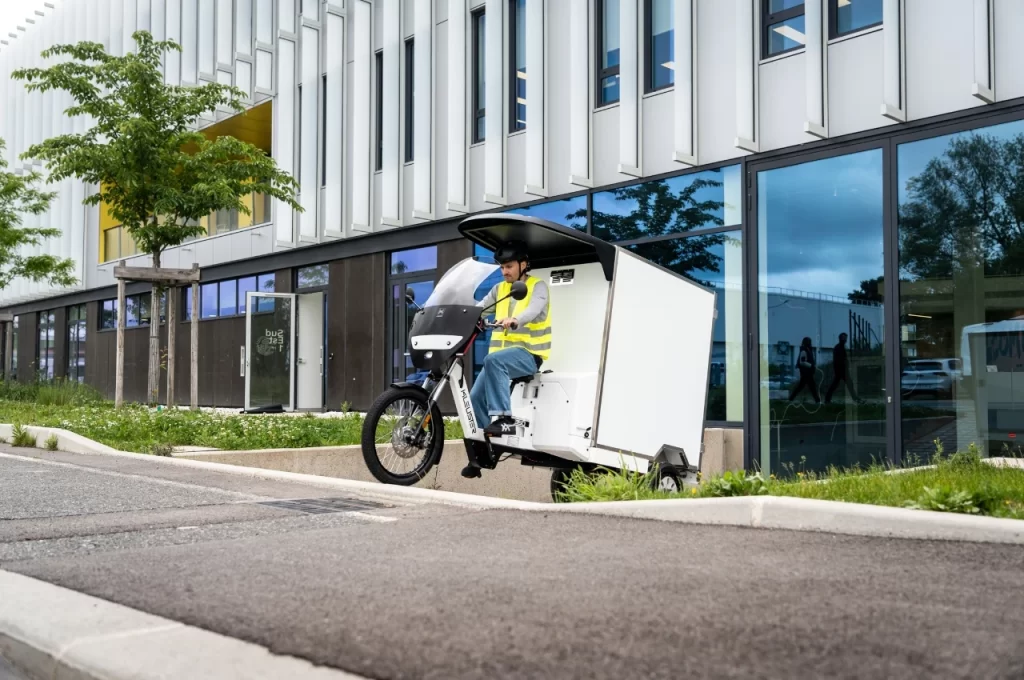Le vélo cargo pour la livraison de colis