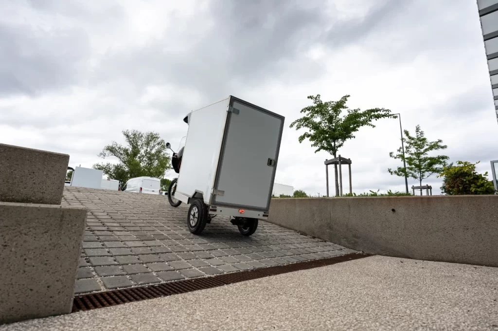 Vélo cargo professionnel : franchit des pentes jusqu’à 18 %