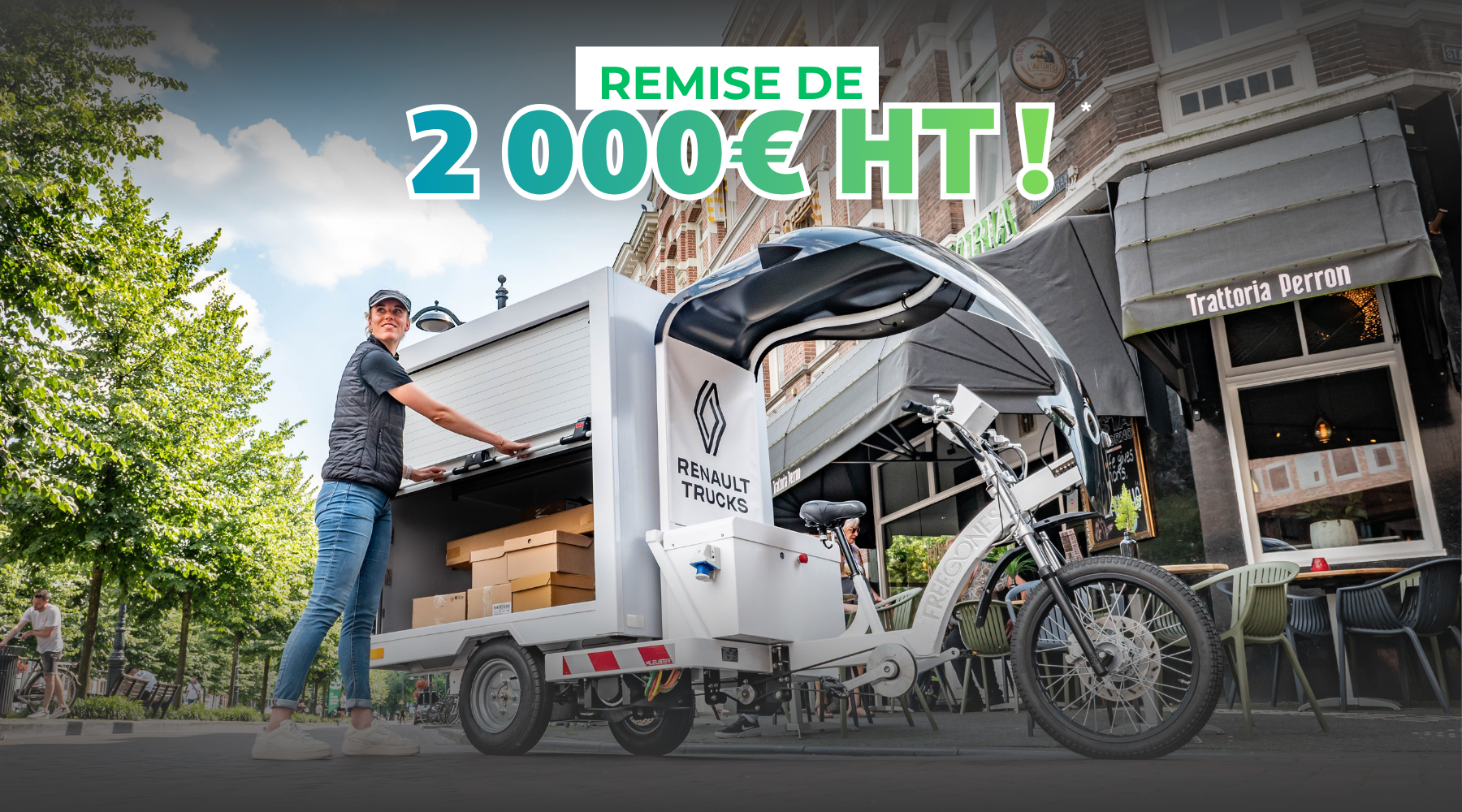 Remise 2000€ vélo cargo box freegônes