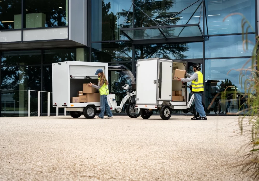 Le vélo cargo pour la livraison de colis en centre-ville