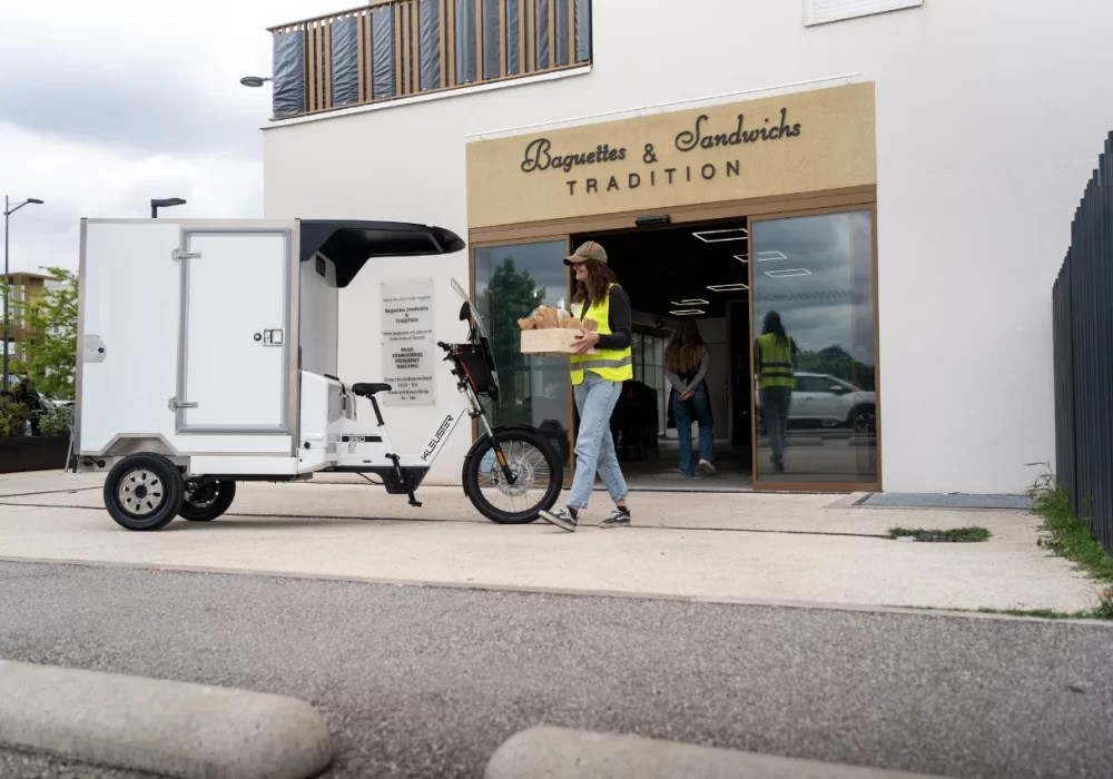 le vélo cargo professionnel pour les commerçants en hyper-centre